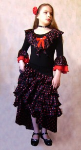 Костюм Испанский народный, карнавальный маскарадный костюм напрокат