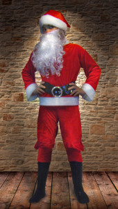 Санта Клаус, костюм Санта Клауса для мальчика, новогодний костюм напрокат в Москве